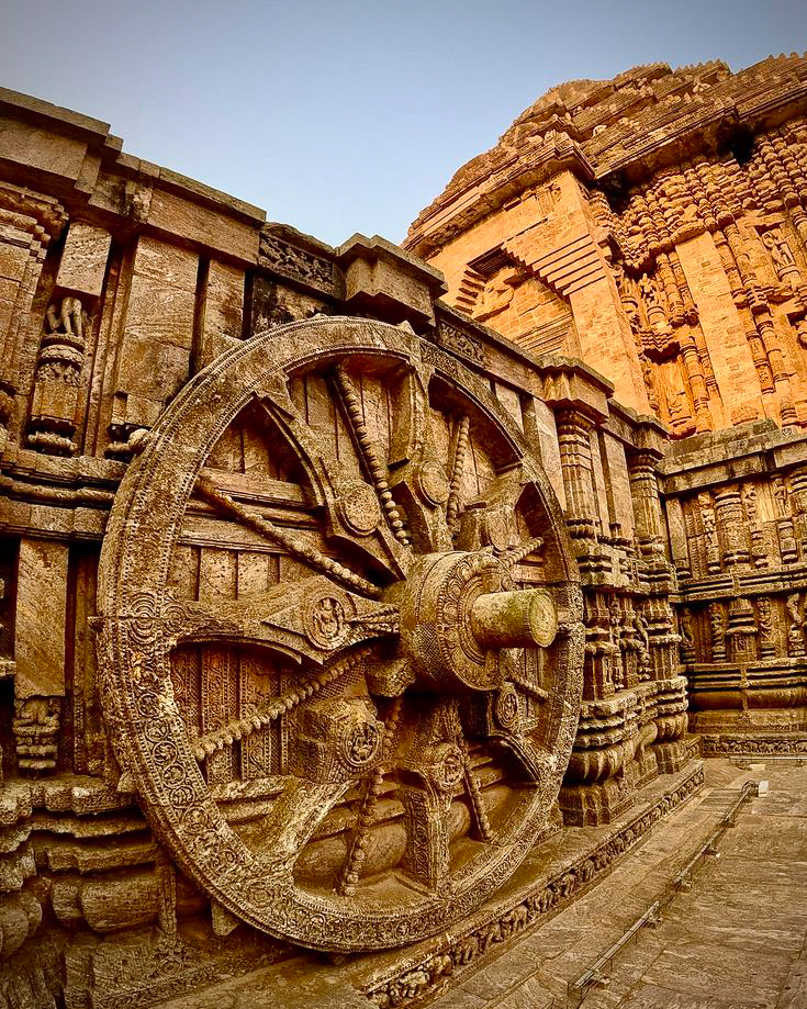 Konark Sun Temple wheels